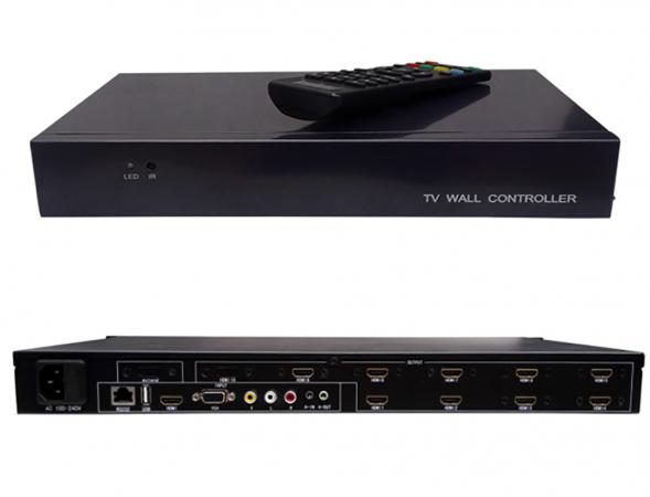 Контроллер Мульти-экрана. HDMI: 1 вход - 9 выходов.
